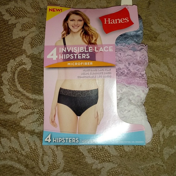 hanes invisible lace hipsters